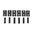 MAGPUL RAIL COVER TYPE 2 M-LOK POLYMER 1.5" FOR AR-15 BLACK 6/PACK