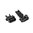 MAGPUL MBUS PRO FLIP UP SIGHT SET LR ADJUSTABLE FOR AR-15 BLACK