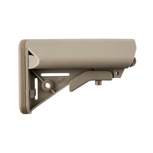 Der AR-15 Enhanced SOPMOD Stock verbessert den Cheekweld, bietet wasserdichten Stauraum und sorgt für eine sichere Schulterauflage beim Schiessen.