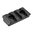 MIDWEST INDUSTRIES M-LOK RAIL 3 SLOT PICATINNY ALUMINUM BLACK