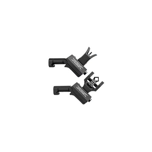 Die TROY 45 Grad Folding BattleSights bieten Haltbarkeit, präzise Ausrichtung und einfache Installation, ideal für taktische Einsätze und kompatibel mit Vergrösserungsoptiken.