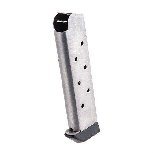 Die 1911 .45 8RD CLASSIC "SHOOTING STAR" Magazine von Chip McCormick bieten eine robuste Edelstahlkonstruktion, 8 Schuss Kapazität und sind perfekt für dein Schiesserlebnis.