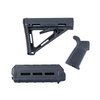 Améliore ton AR-15 avec le set de mobilier Magpul MOE, incluant la crosse Mil-Spec, le garde-main carabine et la poignée, disponible en plusieurs couleurs.