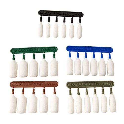 Die Swab-its® Bore-tips® bieten präzise Reinigung, enge Passform, keinen Patchbedarf und sind wiederverwendbar – perfekt für alle gängigen Kaliber!