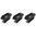 MAGPUL RANGER PLATE 7.62X39MM FOR PMAG AK/AKM MAGAZINE BLACK 3/PACK