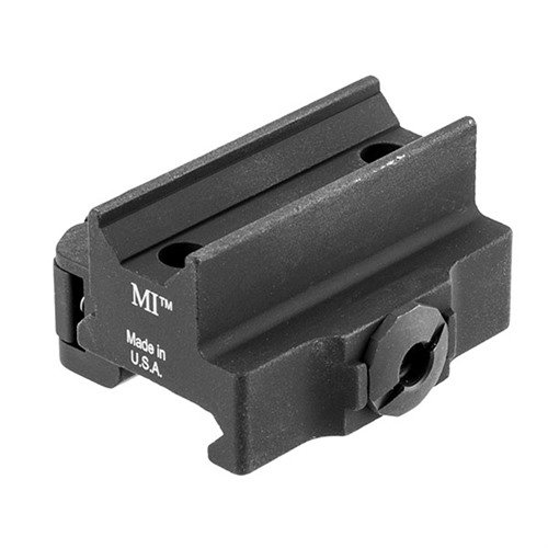 Le montage QD pour Mini ACOG de Midwest Industries offre un levier ultra fluide, ajustable sans outils, en aluminium 6061, parfait pour les modèles TA33 et TA44.