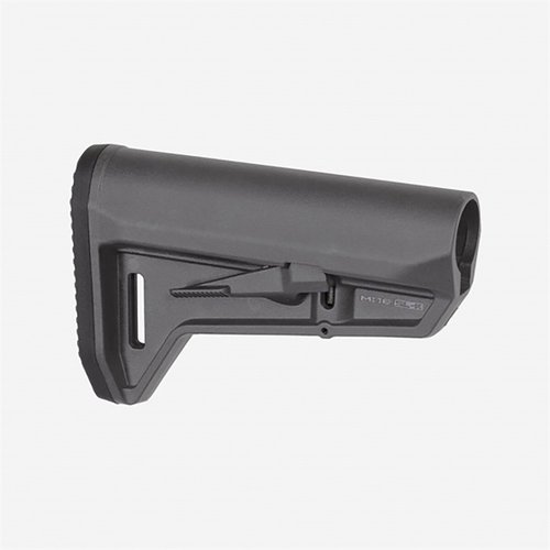 Il Magpul SL-K è una spalla tattica leggera e manovrabile, progettata per armi compatte, con un design slim e facile da usare, ideale per il tiro con body armor.