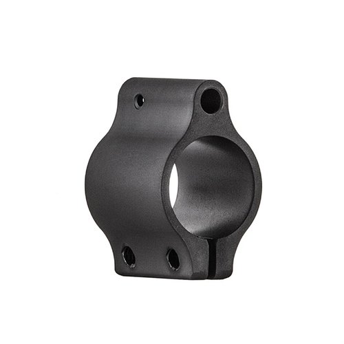 Der Clamp-on Low Profile .750" Gasblock von Daniel Defense sorgt für eine einfache und langlebige Installation, gefertigt aus Stahl mit mattem Finish.