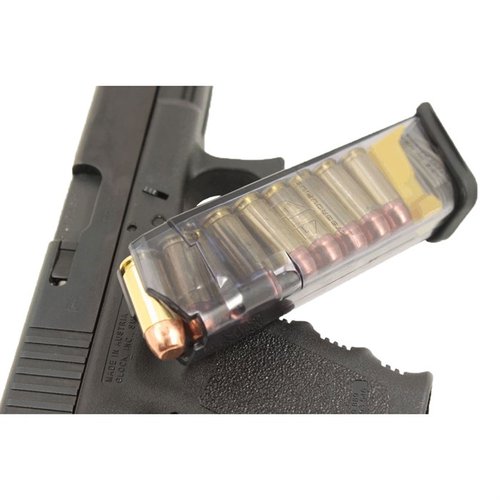 Das TRANSLUCENT MAGAZINE für Glock 22 bietet transparente Sichtbarkeit, hohe Zuverlässigkeit, einfache Reinigung und überlegene Polymerbeständigkeit.