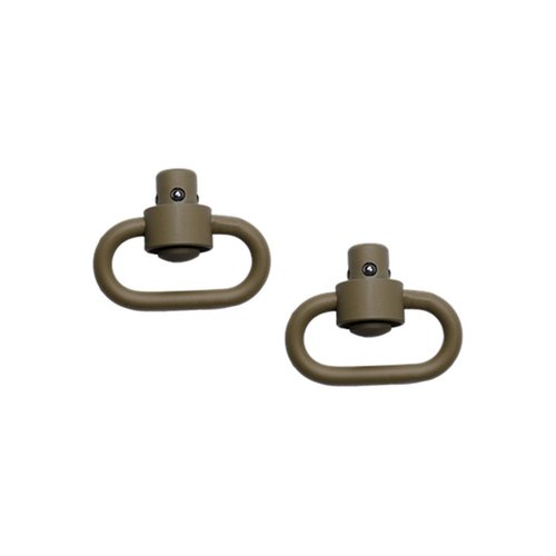 I PUSH BUTTON SWIVELS di GROVTEC US offrono tolleranze di lavorazione estremamente precise, testati fino a 450 libbre, con finitura CERAKOTE™ antiriflesso.