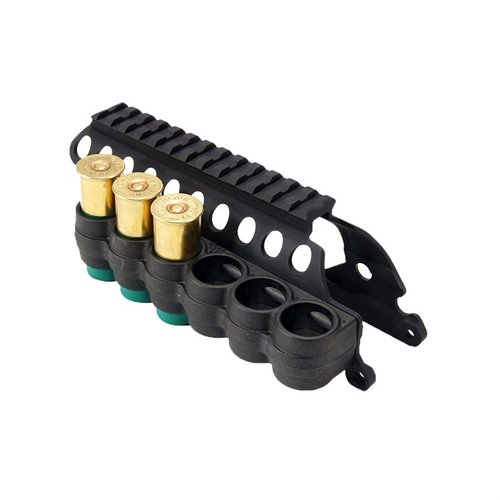 Mit dem SURESHELL Polymer Shotshell Carrier hast du mehr Munition griffbereit. Robustes Material, sicherer Halt und einfache Montage für Remington 870.