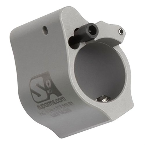 Der Superlative Arms AR-15 Solid Adjustable Gas Block bietet eine saubere und kühle Funktion, reduziert Rückstoss und hat eine einfache Gasflussanpassung ohne Verstopfung.