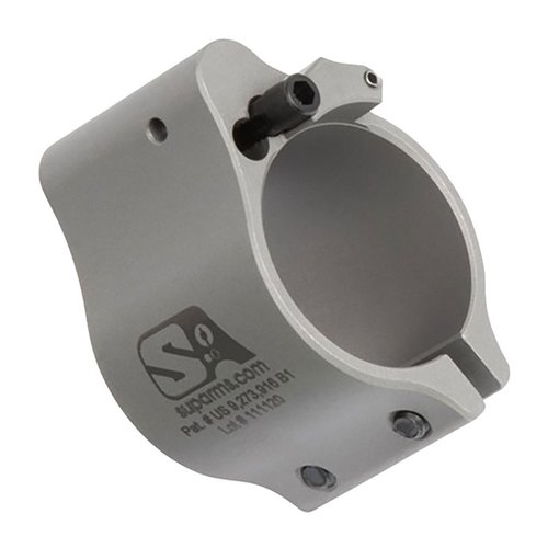 Le bloc de gaz ajustable Superlative Arms AR-15 permet un fonctionnement plus propre et plus frais, réduit le recul et évite l'accumulation de carbone.