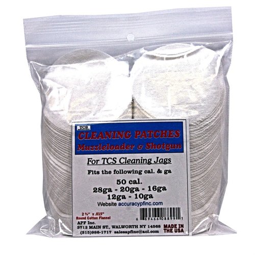 Le TCS CLEANING PATCHES in flanella di cotone al 100% offrono una vestibilità perfetta per una vasta gamma di armi, garantendo una pulizia efficace e semplice.