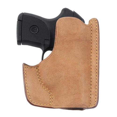 L'holster da tasca in premium horsehide per Glock® 26 offre un trasporto discreto, accesso rapido e sicurezza, mantenendo la pistola sempre pronta all'uso.