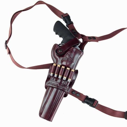 L'holster a spalla Kodiak di Galco offre comfort e accessibilità per revolver di grandi dimensioni, con regolazioni facili e senza attrezzi per un trasporto prolungato.