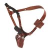 Le Great Alaskan est parfait pour porter un revolver en toute sécurité lors de tes aventures, avec un confort optimal grâce à sa construction en cuir premium.