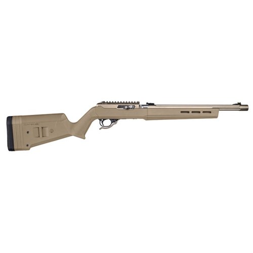 Der Magpul Hunter X-22 Takedown Stock bietet ergonomischen Komfort, anpassbare Länge und Höhe, M-LOK® Slots und passt perfekt auf alle Ruger 10/22 Takedown Modelle.