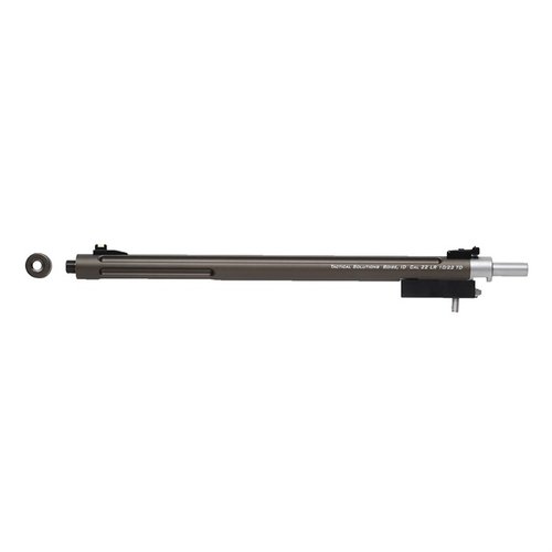 Der Tactical Solutions X-Ring Takedown Barrel verbessert die Genauigkeit deiner Ruger® 10/22® Takedown, ist leicht, einfach zu wechseln und passt perfekt in gängige Schäfte.