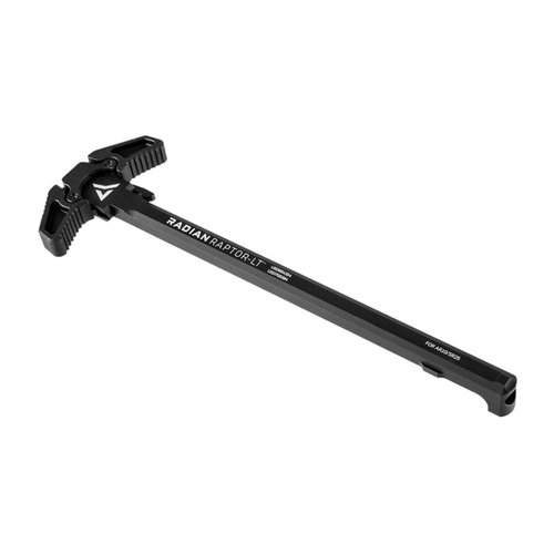 L'AR 308 Raptor-LT Charging Handle offre maggiore flessibilità e durata, costruito in alluminio 7075, adatto per tiratori destrorsi e mancini.