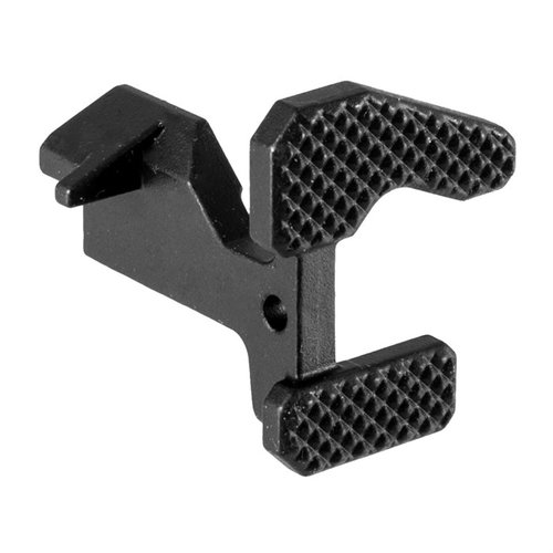 Der Geissele Maritime Bolt Catch für AR-15 bietet eine erweiterte Oberfläche für einfaches Bedienen, auch mit Handschuhen, und ist ideal für Linkshänder.
