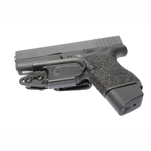 L'holster VanGuard 2 per Glock 42/43 offre sicurezza IWB con minimo ingombro, protezione del grilletto e comfort grazie al materiale Kydex resistente.