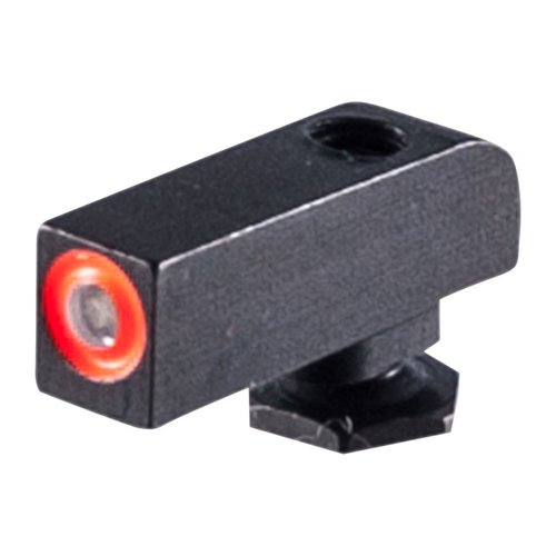Das AmeriGlo ProGlo Tritium Front Sight für Glock® bietet eine 20-jährige, tritiumbeleuchtete Sicht, ideal für Nachtbedingungen mit leuchtendem orangefarbenem Ring.
