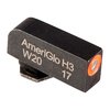 Il mirino anteriore AmeriGlo ProGlo per Glock® offre visibilità 24 ore su 24 grazie al tritio svizzero, senza batterie, con un design robusto e opzioni di colore.