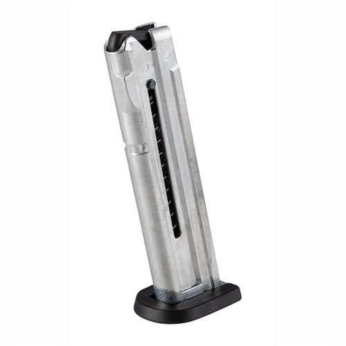 Das GSG Firefly Magazin von ATI bietet eine robuste Metallkonstruktion, eine silberne Oberfläche und eine 10-Schuss-Kapazität – perfekt für deine .22 Firefly!
