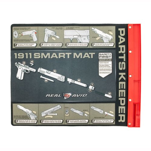 Garde ton 1911 en parfait état avec le tapis de nettoyage Real Avid 1911 Smart Mat 🛠️. Pratique, organisé et facile à transporter!