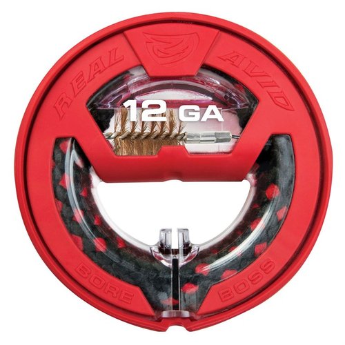 Le kit Bore Boss Shotgun de Real Avid permet un nettoyage facile sur le terrain avec un câble à action double et une brosse en phosphore-bronze pour un entretien optimal.
