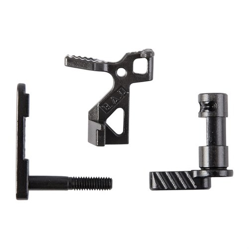 Améliore ton AR-15 avec ce kit de pièces inférieures : sélecteur de sécurité rapide, attrape-chargeur robuste et arrêt de boulon facile à utiliser.
