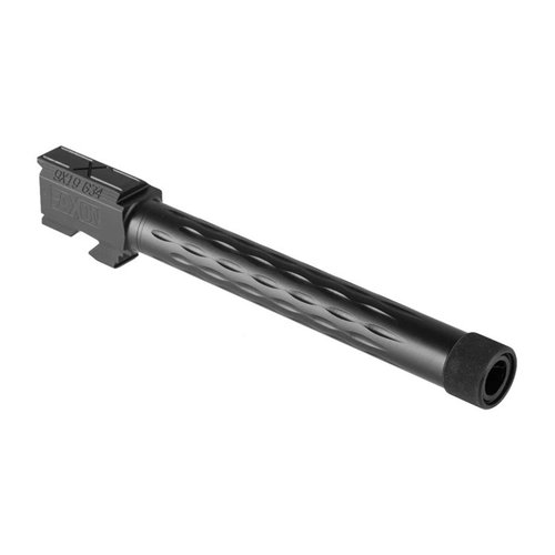 I barrel "Flame" per Glock® 34 di Faxon offrono rigidità extra e dissipazione del calore, garantendo precisione e prestazioni superiori senza bisogno di adattamenti.