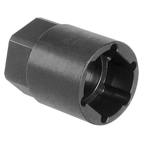Il CZ Scorpion Pistol Barrel Nut Socket di Midwest Industries facilita il cambio delle handguard, è realizzato in acciaio, lungo 1.5" e con finitura nera.