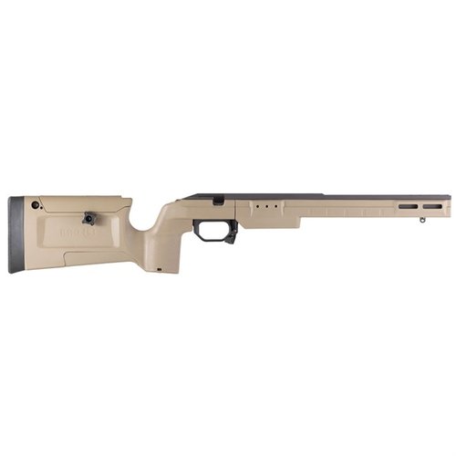 Das KINETIC RESEARCH GROUP BRAVO CHASSIS für Remington 700 bietet Stabilität, Anpassungsfähigkeit und ist mit M-LOK sowie AICS-Magazinen kompatibel.