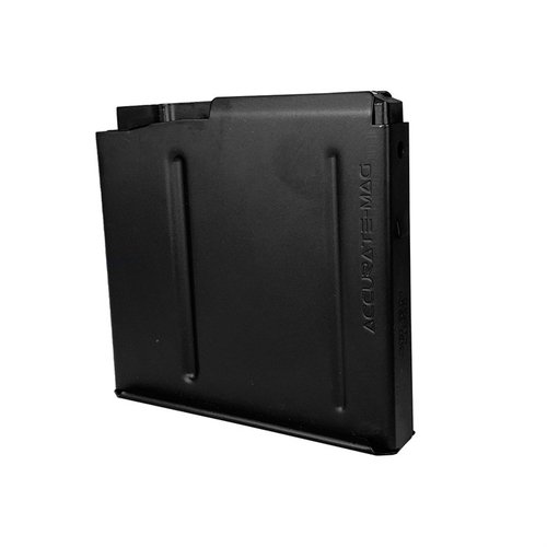 Le chargeur Accurate-Mag AICS-Pattern .300 RUM/HH est robuste, en acier, résistant à la corrosion et disponible en 3 ou 5 coups pour une fiabilité maximale.