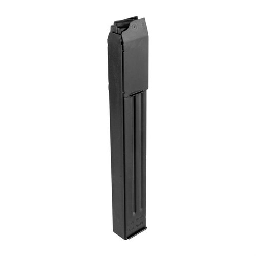 Cerca un caricatore di ricambio per il tuo GSG MP-40 9mm? Il nostro caricatore in acciaio da 25 colpi, di colore nero, è la scelta ideale per le tue esigenze.