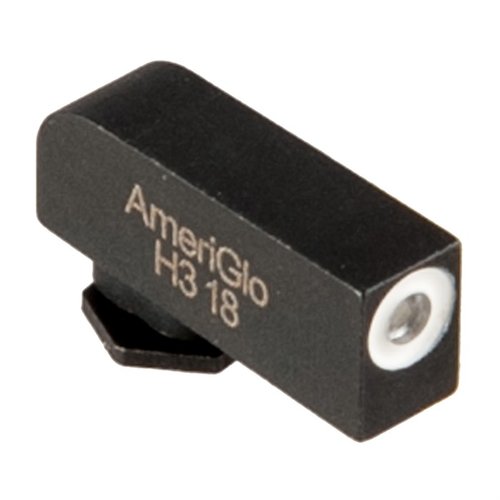 Die AmeriGlo Tritium Front Sight für Glock bietet eine niedrige, snagfreie Bauweise, präzise Stahlkonstruktion und leuchtet bei Dunkelheit für schnelle Zielerfassung.