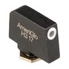 La visée avant Tritium AmeriGlo pour Glock offre un design bas profil, une construction en acier robuste et un point Tritium qui s'illumine dans l'obscurité.
