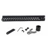 Der BCM KMR Alpha Handguard bietet eine leichte, robuste Aluminiumkonstruktion, freie Barrel-Befestigung für bessere Präzision und zahlreiche KeyMod™-Slots für Zubehör.
