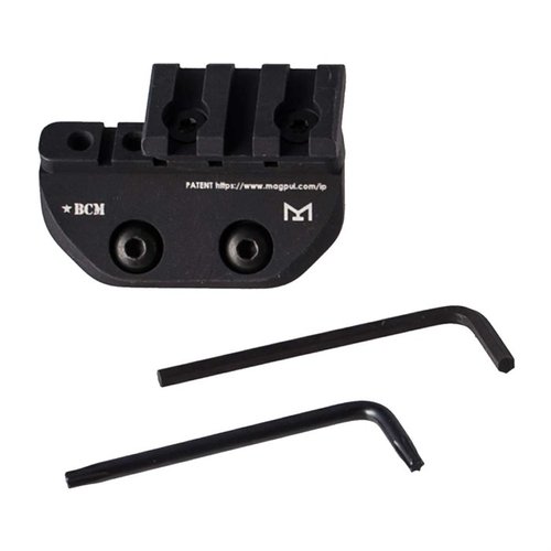 Le BCMGunfighter 1913 Light Mount M-LOK® te permet de fixer facilement des accessoires Picatinny sur ta main courante M-LOK, tout en restant léger et durable.