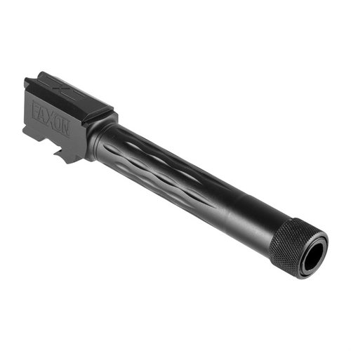 Améliore le look de ton S&W M&P 2.0 avec le canon flûté Faxon en acier inoxydable 416-R, conçu pour la précision et facile à installer.