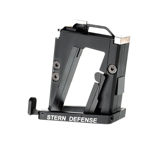 Mit dem Stern Defense AR-15 9mm Conversion Adapter kannst du dein AR-15 schnell auf 9mm umrüsten und Glock® Magazine nutzen – leicht, ergonomisch und in Sekunden installiert!