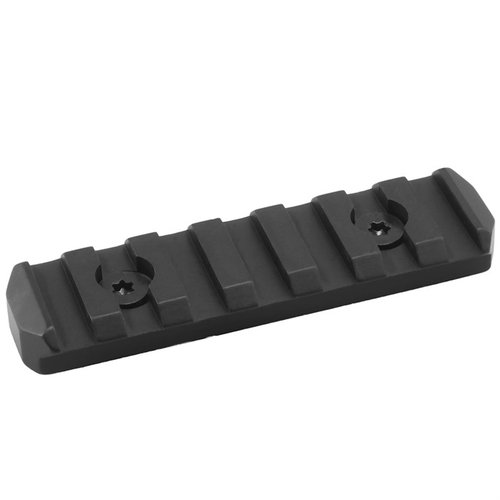 Personnalise facilement ton KeyMod avec la section de rail Picatinny de 3 pouces en aluminium 6061, robuste et avec 7 emplacements pour accessoires.