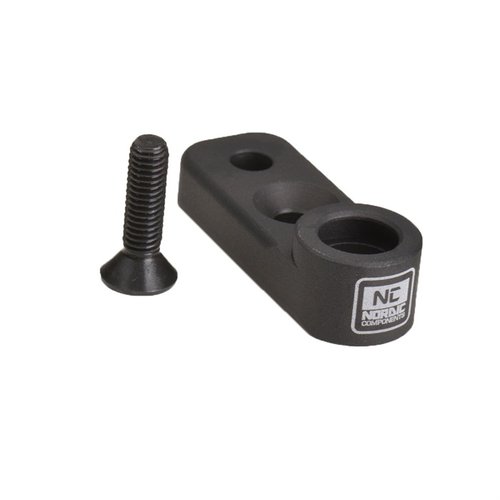 Il montaggio QD per fucile di Nordic Components consente di fissare un gancio a sgancio rapido direttamente al clamp del fucile, senza ostacolare le viti.