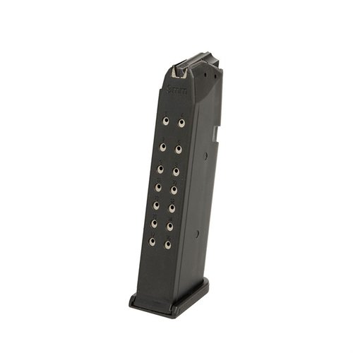 Das KCI 17-Runden 9mm Magazin bietet zuverlässige Leistung, ist kompatibel mit Glock® 17/19/26 und hat eine robuste Polymer-Stahl-Konstruktion.