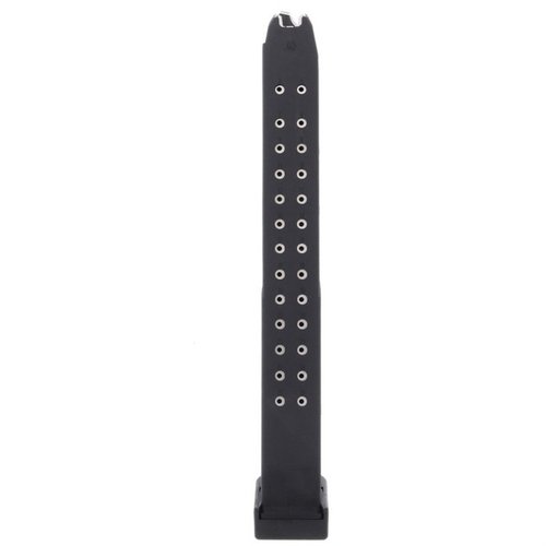 Das KCI 31-Schuss Magazin für Glock 22 & 23 bietet hohe Kapazität, zuverlässige Fütterung und einfache Reinigung - perfekt für dein .40 S&W Erlebnis!
