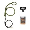 Le Pistol Bore Snake nettoie rapidement le canon de ton arme en une seule étape, avec une brosse en bronze et un design léger pour un rangement facile.