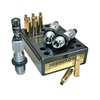 Le set de dies Redding Premium Deluxe pour 6mm Creedmoor offre une précision optimale avec un bouton de taille en carbure et un micromètre de siège pour un réglage précis.