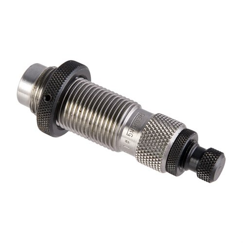 Le Redding Premium Handgun Expander Die facilite l'entrée, aligne parfaitement la balle et évite de rayer le plomb, offrant une uniformité optimale lors du chargement.